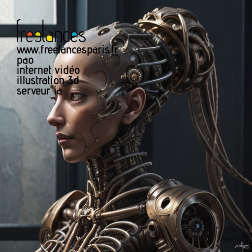 Pao internet vidéo illustration 3d serveur intelligence générative freelance paris studio de création 63VBHVT0